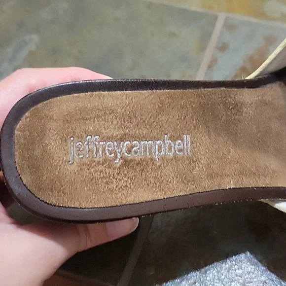 Jeffrey Campbell - Dlight-F Pink Calf Hair Riveted Platform Sandals Womens - 9M - Picture 7 of 13